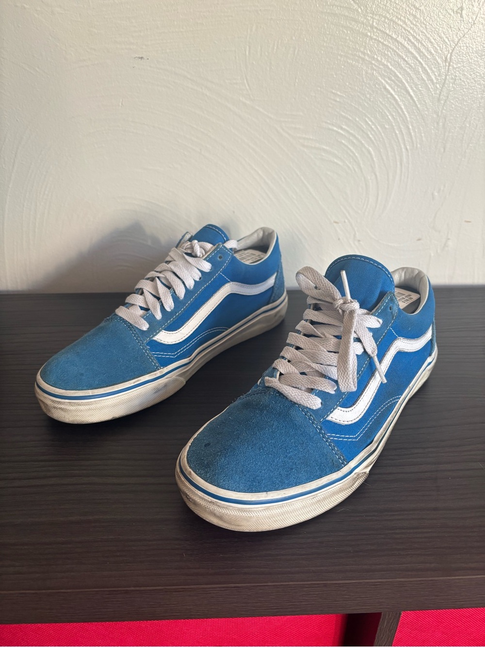 Vans Blue and White Old Skool Sneakers